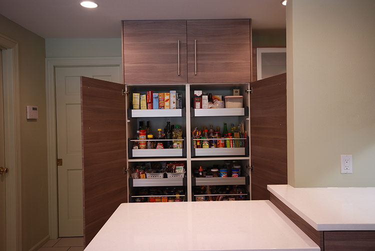 ikea pull out pantry soffielund cabinet installed portland